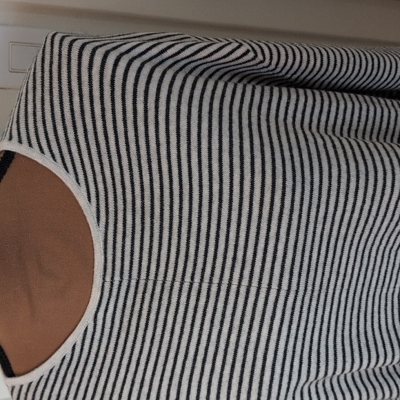 Pure J Jill Cotton Cashmere Striped Sweater Womens Size Large - Picture 4 of 8